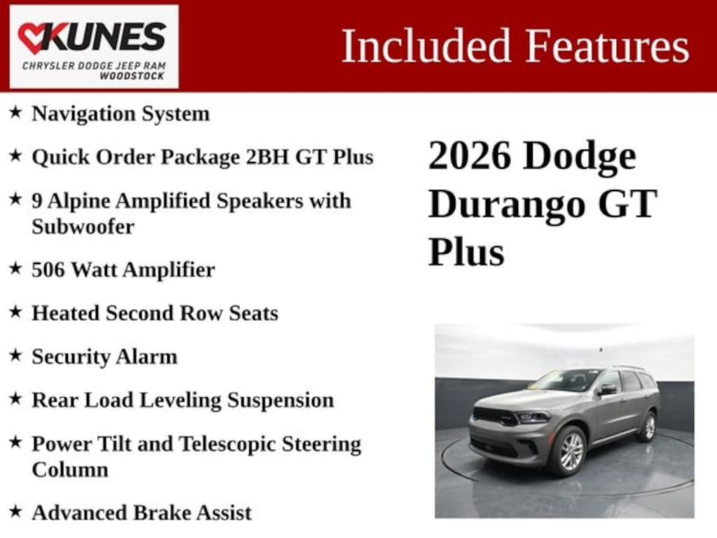 Used 2026 Dodge Durango GT SUV