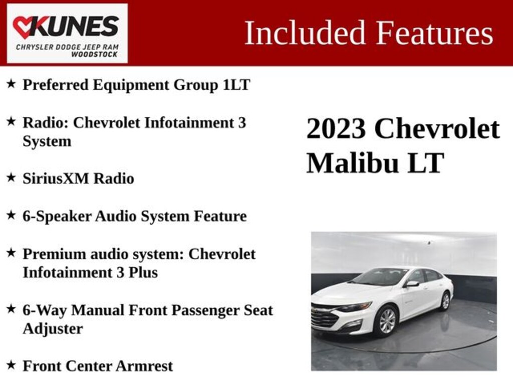 Certified 2023 Chevrolet Malibu 1LT Sedan