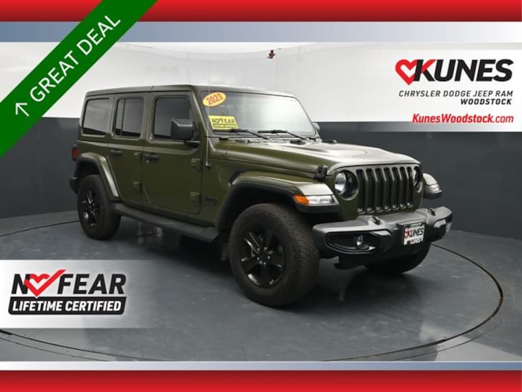 Used 2023 Jeep Wrangler 4-DOOR SAHARA 4X4 SUV