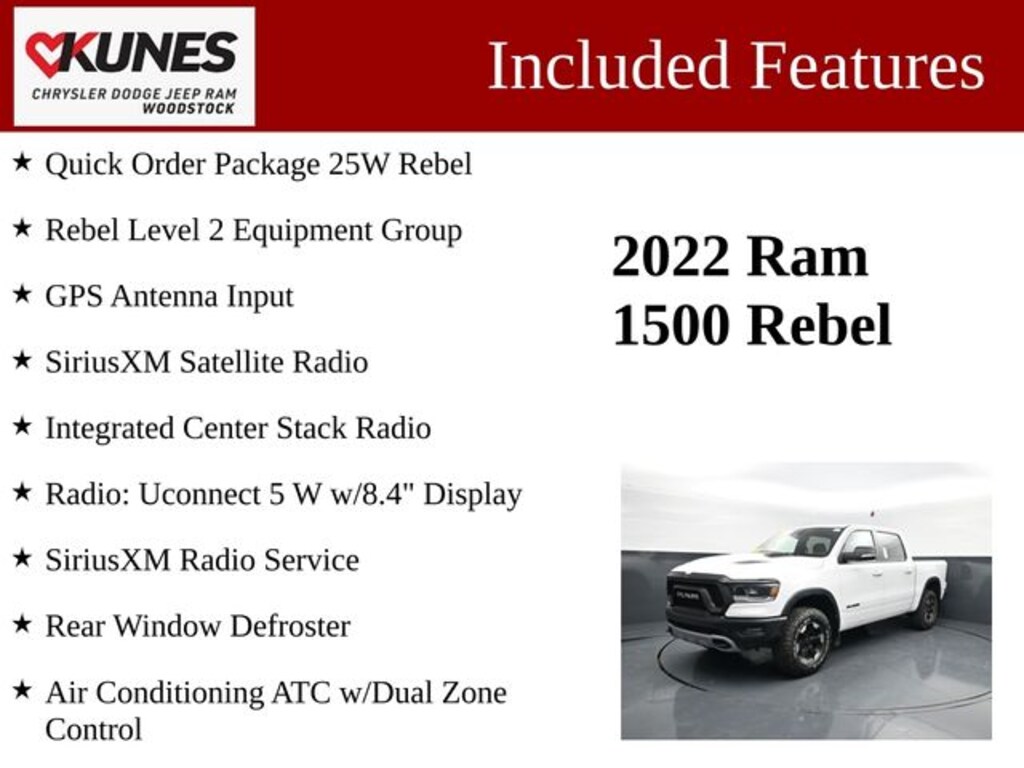 Used 2022 Ram 1500 Rebel Truck Crew Cab