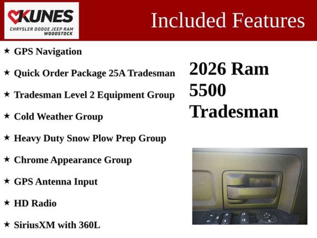 New 2026 Ram 5500 Tradesman Pickup