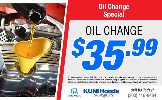 brilliance honda oil change cost