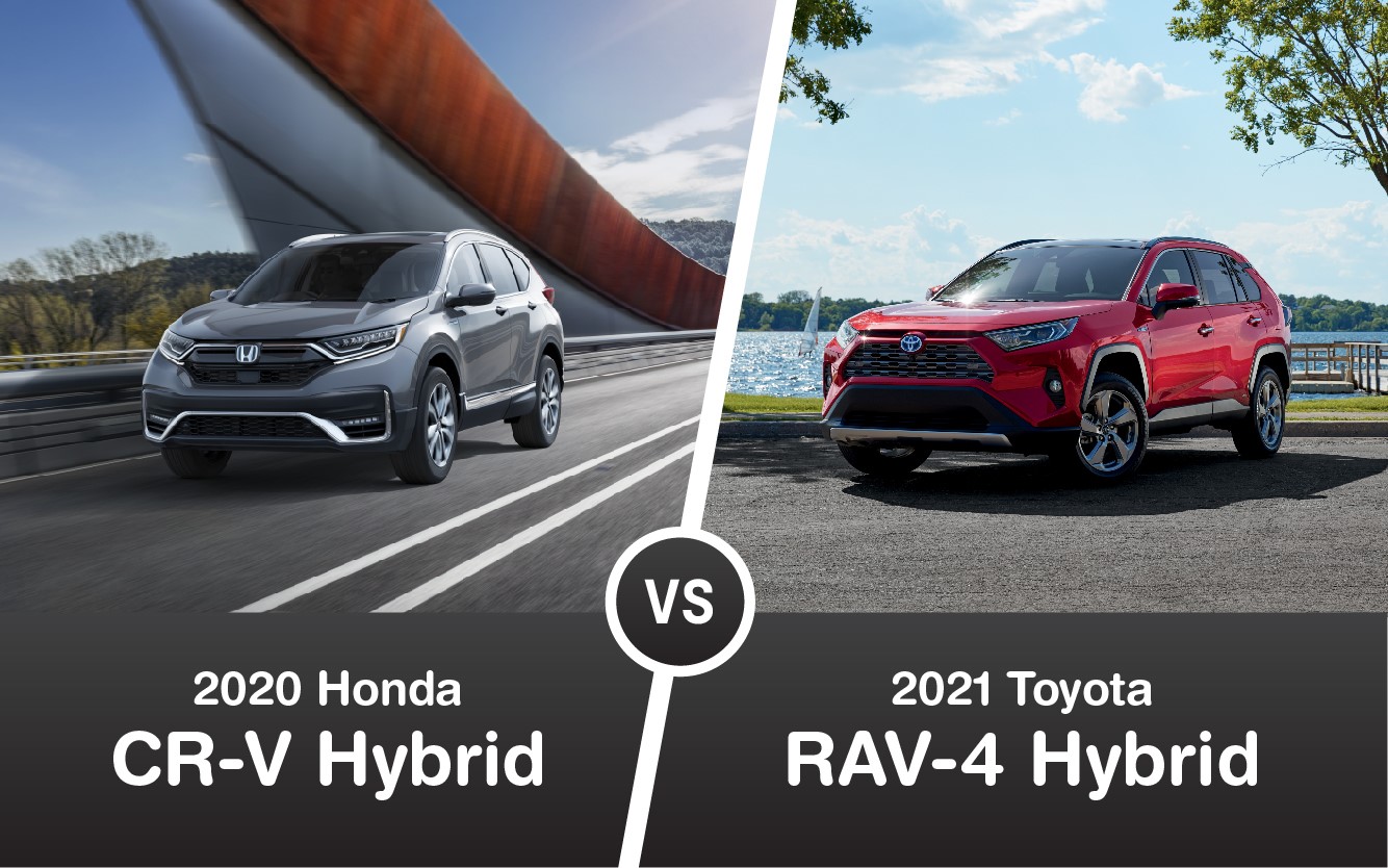 2020 Honda CRV Hybrid vs. 2021 Toyota RAV4 Hybrid