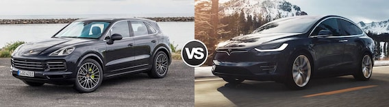 Compare 2019 Porsche Cayenne Hybrid Vs 2019 Tesla Model X