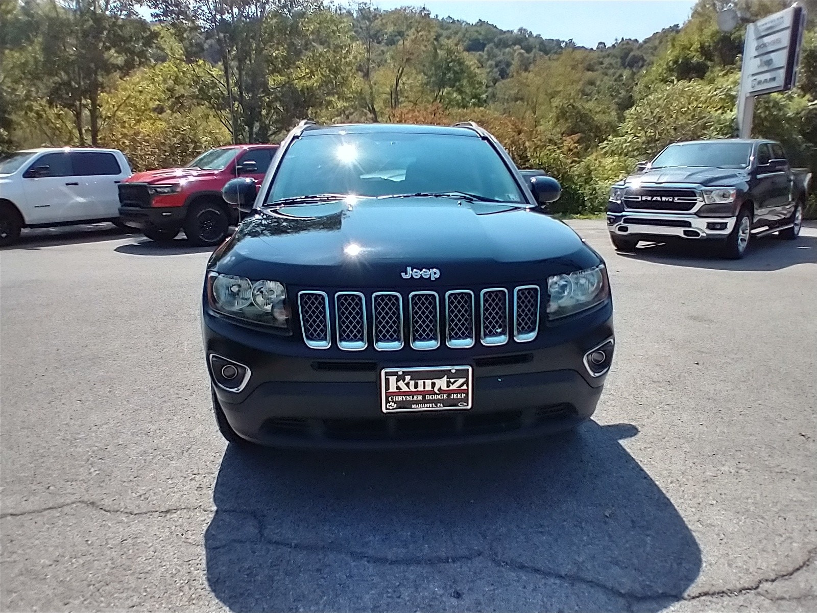 Used 2017 Jeep Compass High Altitude with VIN 1C4NJDEBXHD170004 for sale in Mahaffey, PA