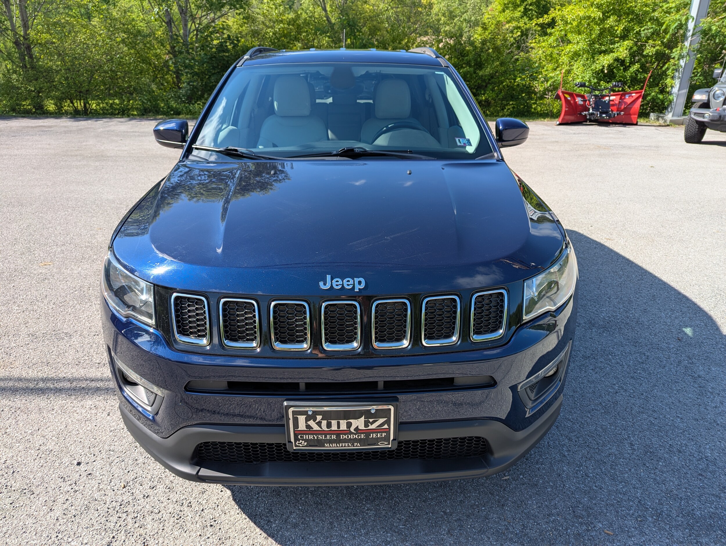Used 2018 Jeep Compass Latitude with VIN 3C4NJDBB3JT154800 for sale in Mahaffey, PA