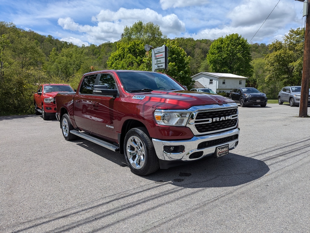Used 2022 Ram 1500 Bighorn Crew Cab 4x4 Truck Crew Cab