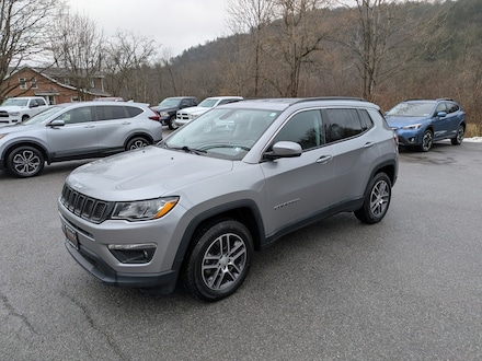 Featured Used 2019 Jeep Compass Latitude 4x4 SUV 3C4NJDBB2KT741460 for Sale in Mahaffey, PA