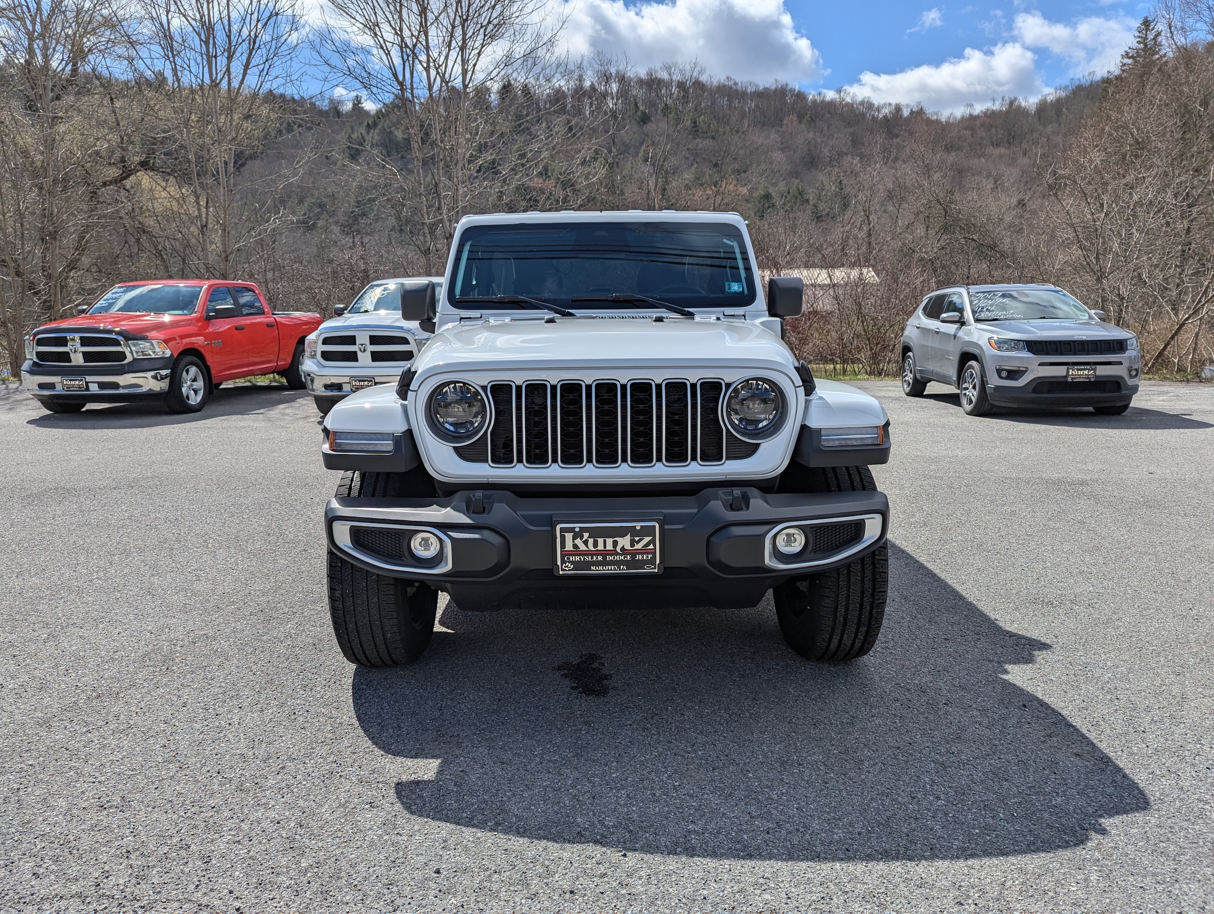 Used 2025 Jeep Wrangler 4xe Sahara 4XE with VIN 1C4RJXP63SW583610 for sale in Mahaffey, PA