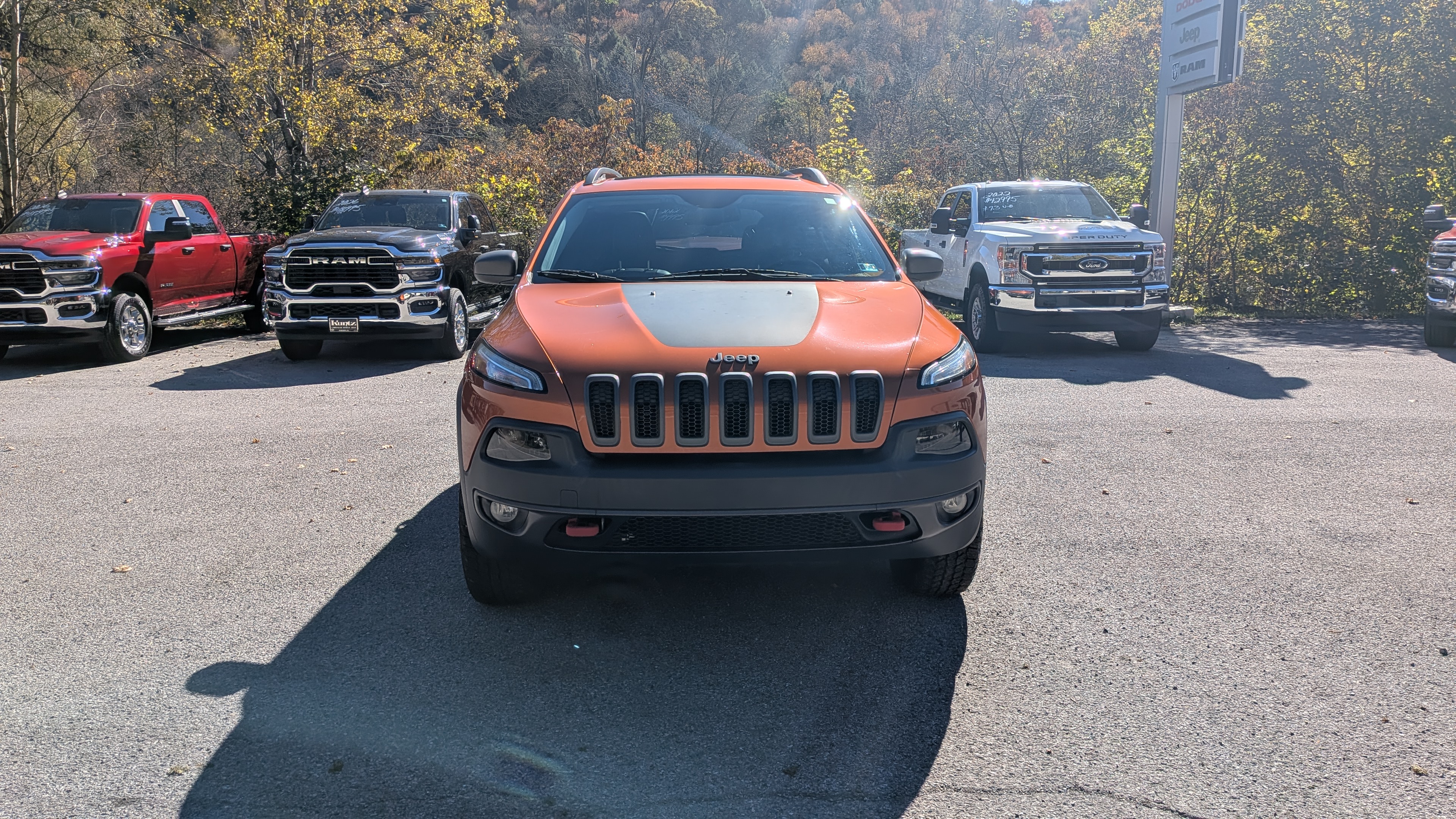 Used 2016 Jeep Cherokee Trailhawk with VIN 1C4PJMBS2GW176427 for sale in Mahaffey, PA