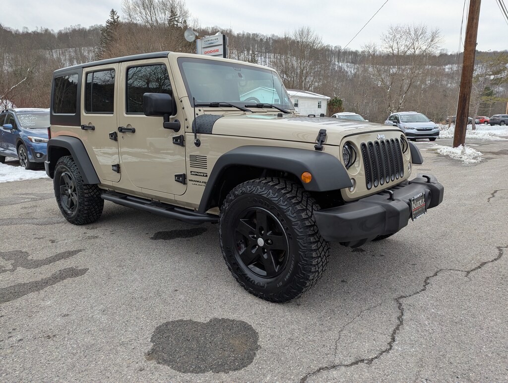 Used 2018 Jeep Wrangler JK Unlimited Sport 4X4 SUV