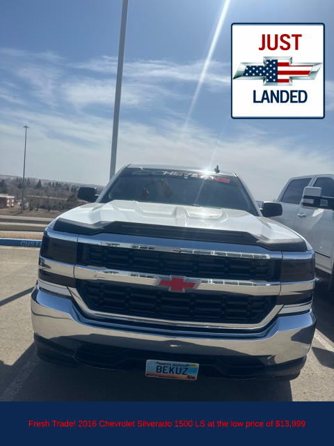 Used 2016 Chevrolet Silverado 1500 Work Truck 1WT with VIN 1GCRCNEH7GZ113976 for sale in Mandan, ND