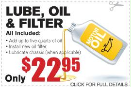 Lube, Oil & Filter 