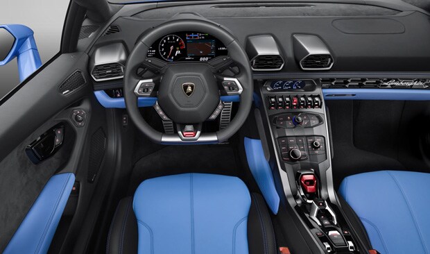 lamborghini huracan lp 610-4 spyder interior