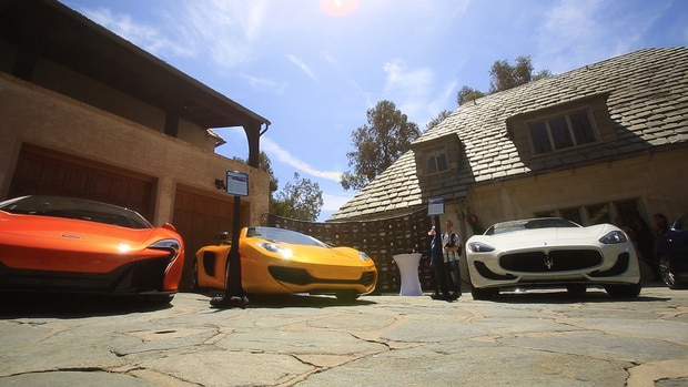 The Auto Gallery cars on display at the 2014 Greystone Concours d'Elegance