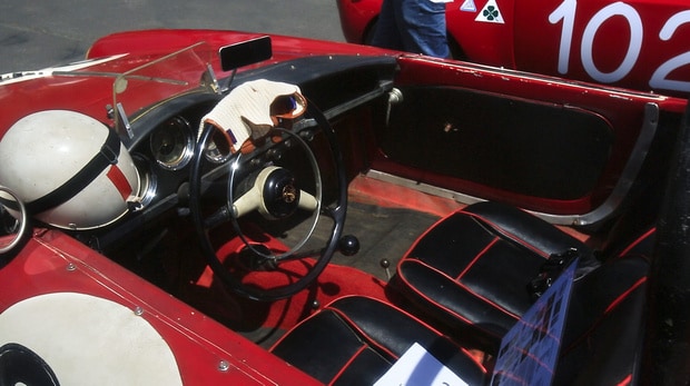 A vintage Alfa Romeo racer at the 2014 Greystone Concours d'Elegance