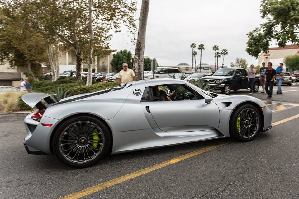 2015 porsche 918 spyder at supercar sunday porsche in woodland hills - los angeles