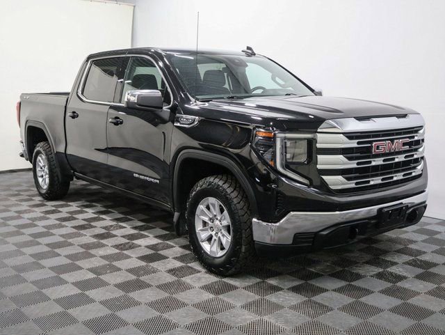 Used 2023 GMC Sierra 1500 SLE with VIN 1GTUUBEDXPZ188870 for sale in Bay City, MI