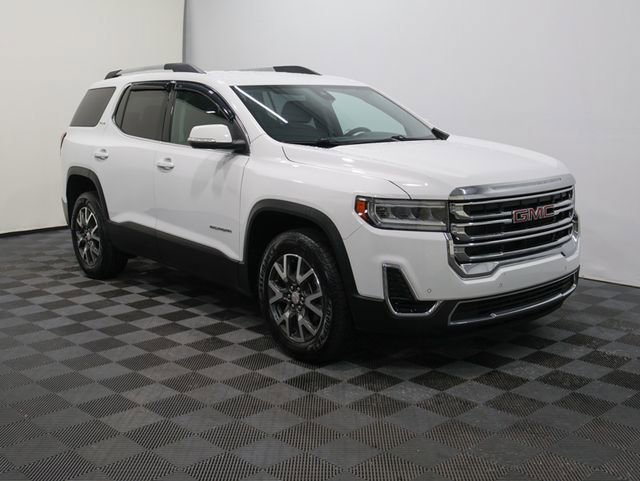 Used 2021 GMC Acadia SLE with VIN 1GKKNRLS2MZ108508 for sale in Bay City, MI