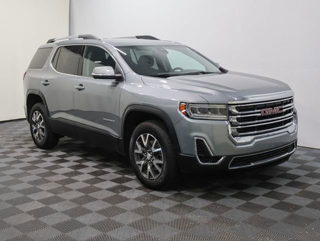 Used 2023 GMC Acadia SLE with VIN 1GKKNRL46PZ238734 for sale in Bay City, MI