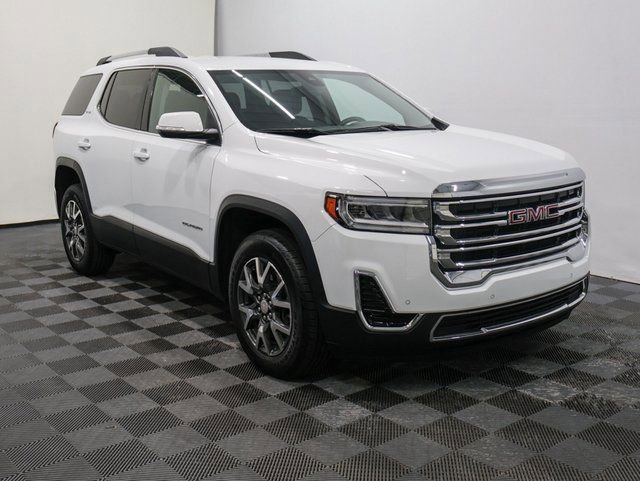 Used 2023 GMC Acadia SLE with VIN 1GKKNRL48PZ172672 for sale in Bay City, MI