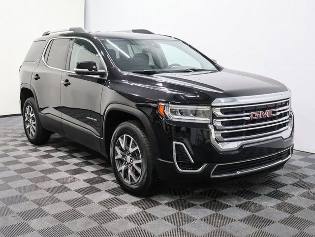 Used 2023 GMC Acadia SLE with VIN 1GKKNRL49PZ204402 for sale in Bay City, MI