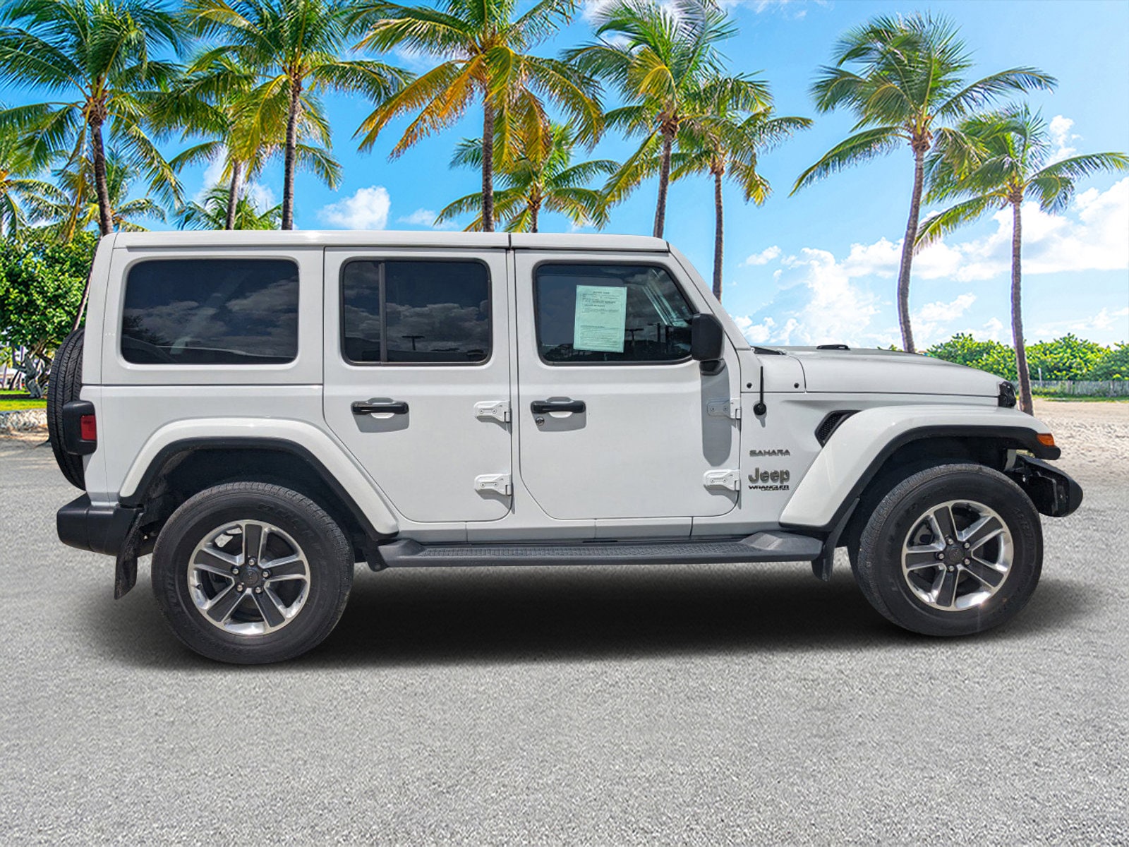 Used 2018 Jeep All-New Wrangler Unlimited Sahara with VIN 1C4HJXEG2JW309790 for sale in Labelle, FL