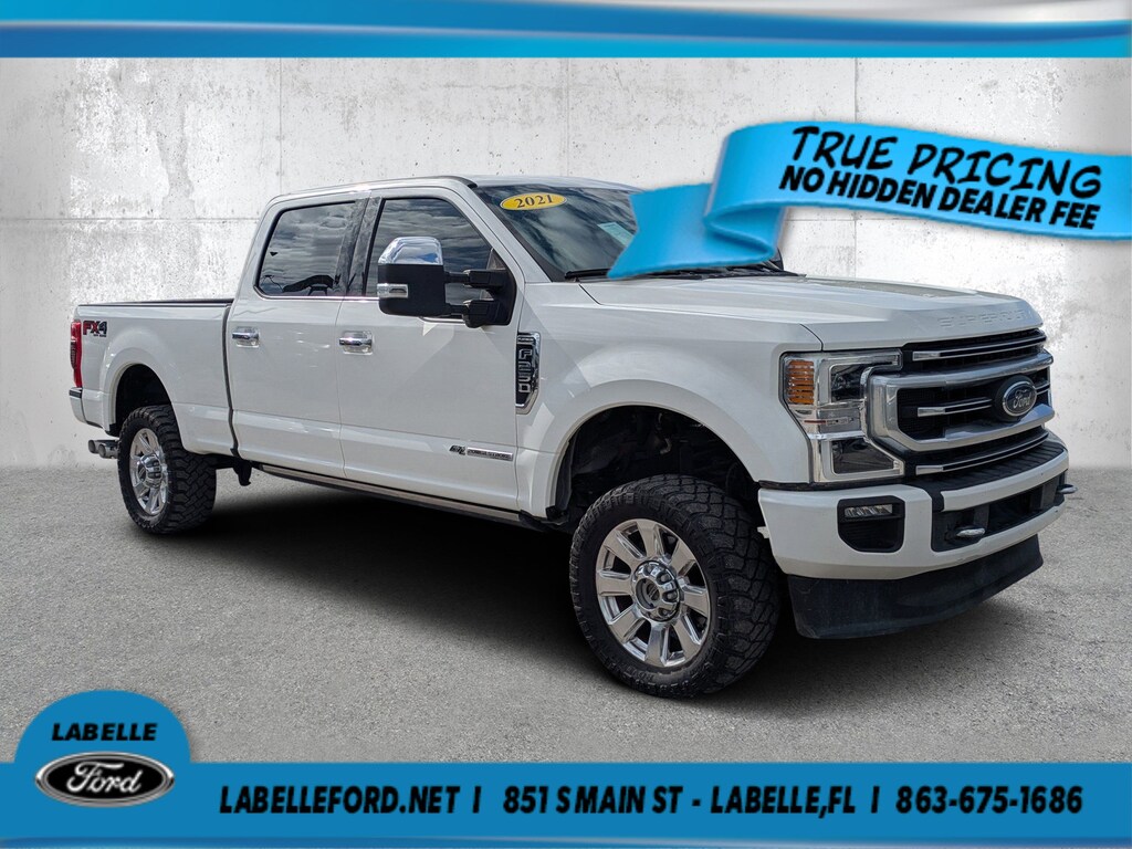 Used 2021 Ford Super Duty F-250 SRW Platinum Platinum 4WD Crew Cab 6.75 Box
