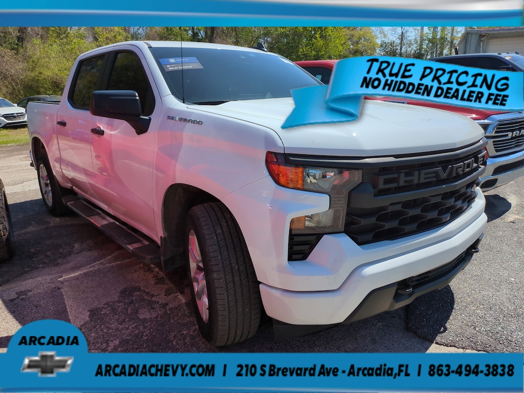 Used 2022 Chevrolet Silverado 1500 Custom 2WD Crew Cab 147 Custom