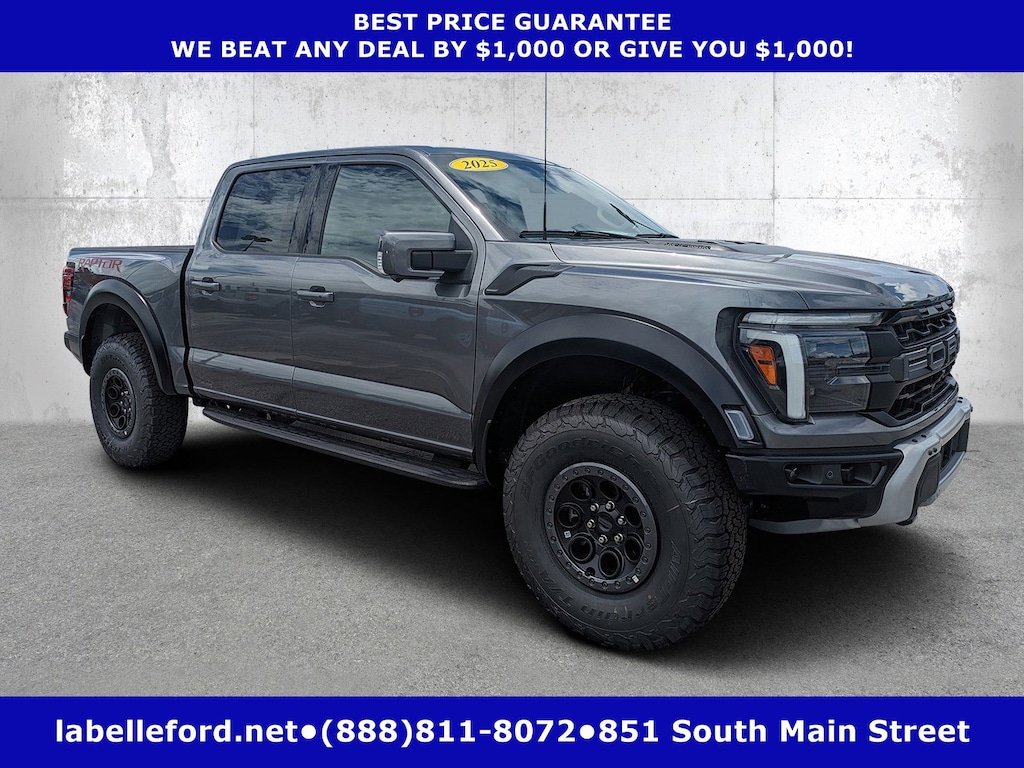 New 2025 Ford F-150 Raptor Raptor 4WD SuperCrew 5.5 Box