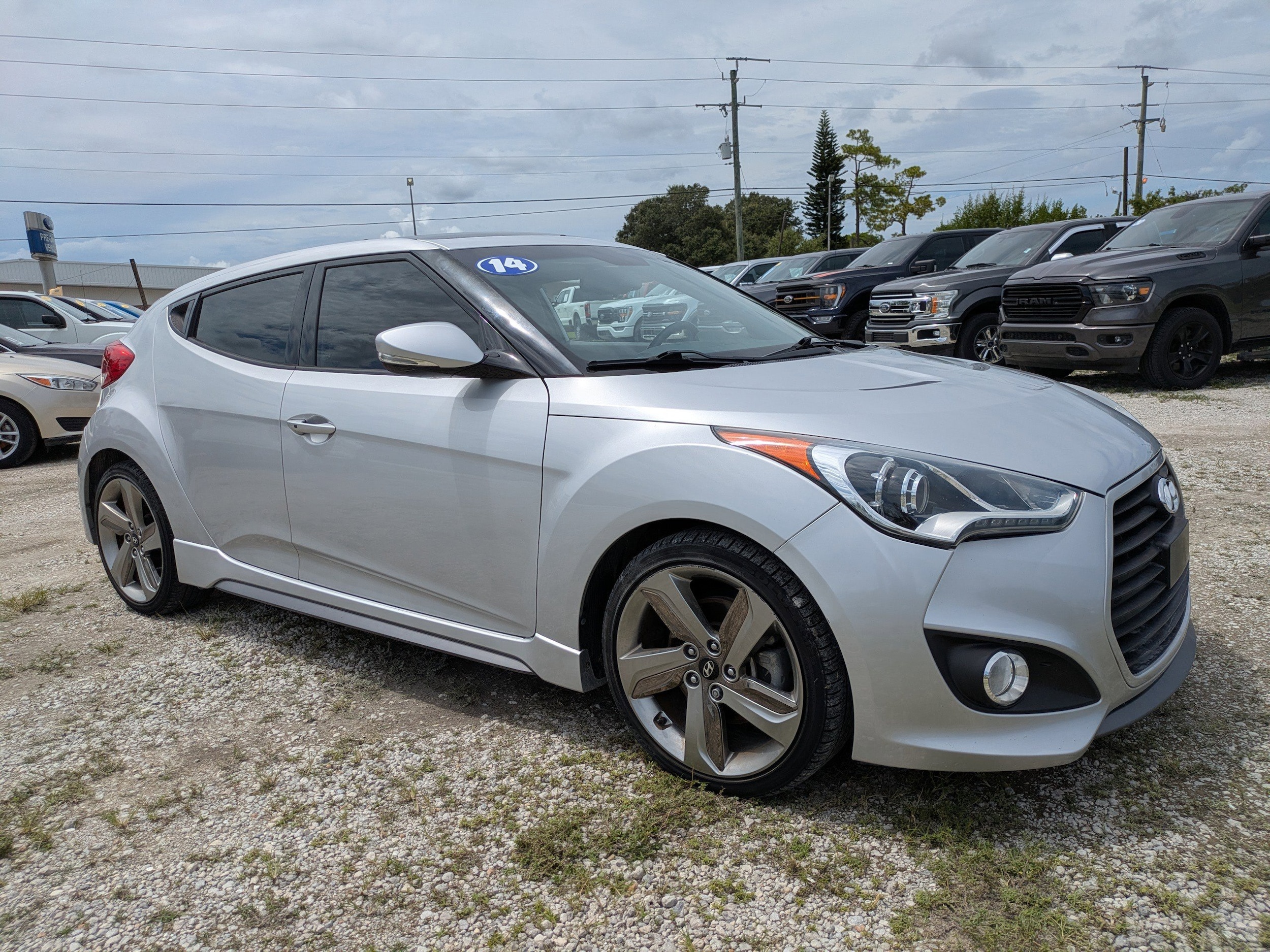 Used 2014 Hyundai Veloster Base with VIN KMHTC6AE0EU185731 for sale in LaBelle, FL