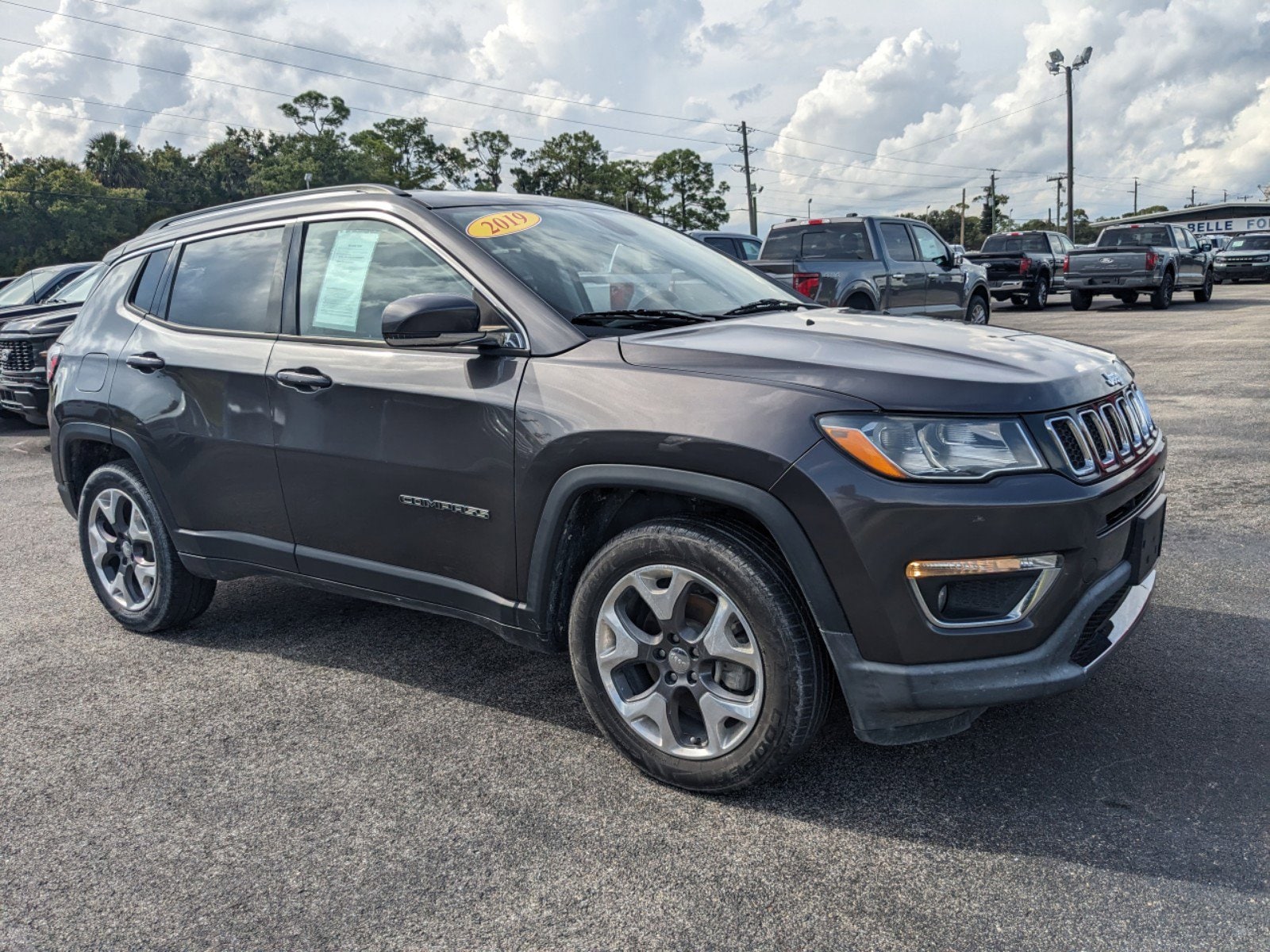 Used 2019 Jeep Compass Limited with VIN 3C4NJDCB4KT786317 for sale in Labelle, FL