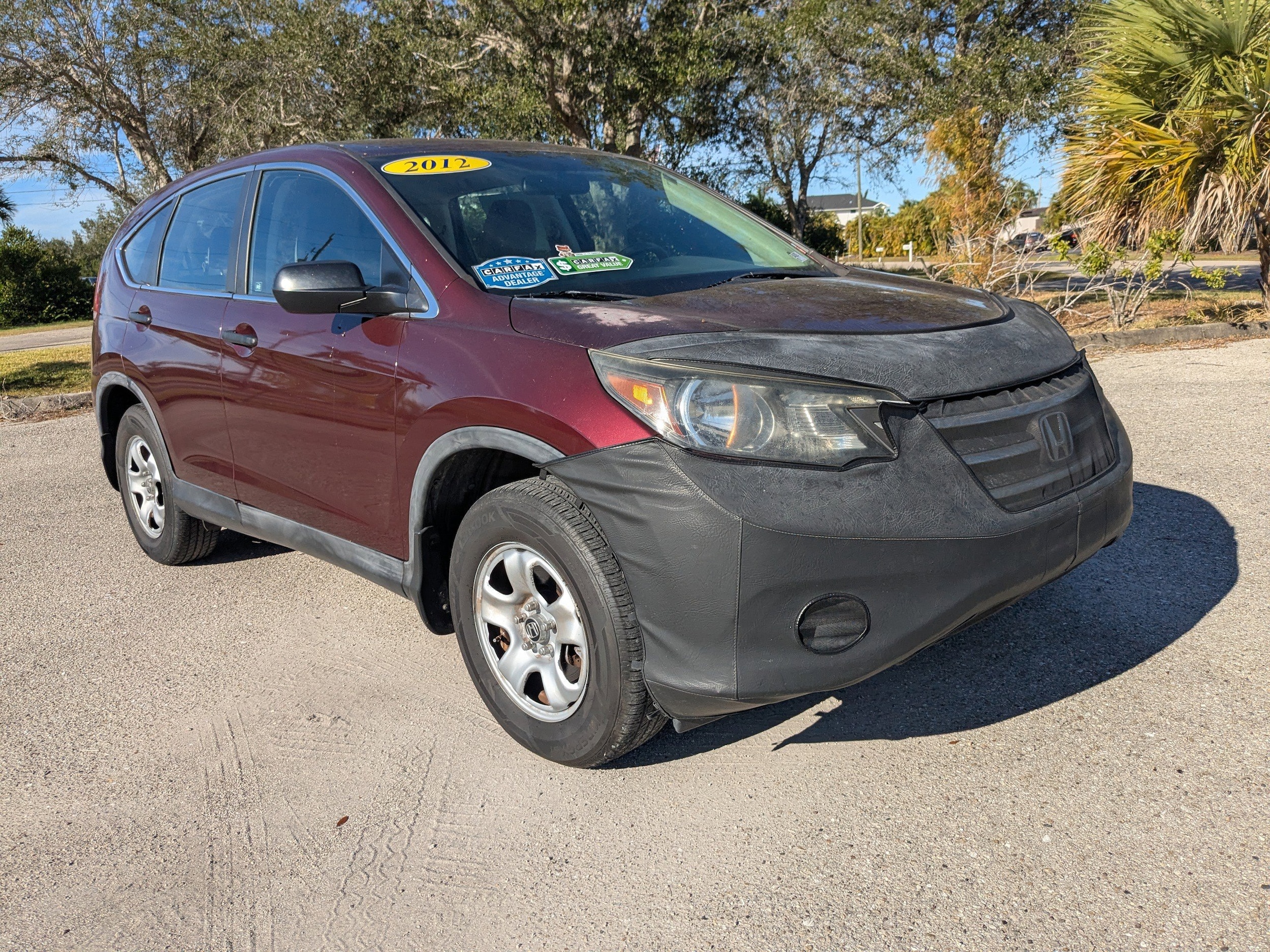 Used 2012 Honda CR-V LX with VIN 5J6RM3H37CL045025 for sale in LaBelle, FL