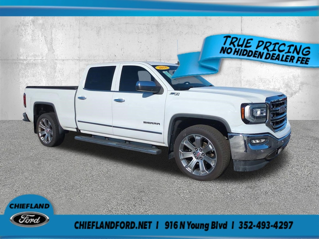 Used 2018 GMC Sierra 1500 SLT 4WD Crew Cab 153.0 SLT
