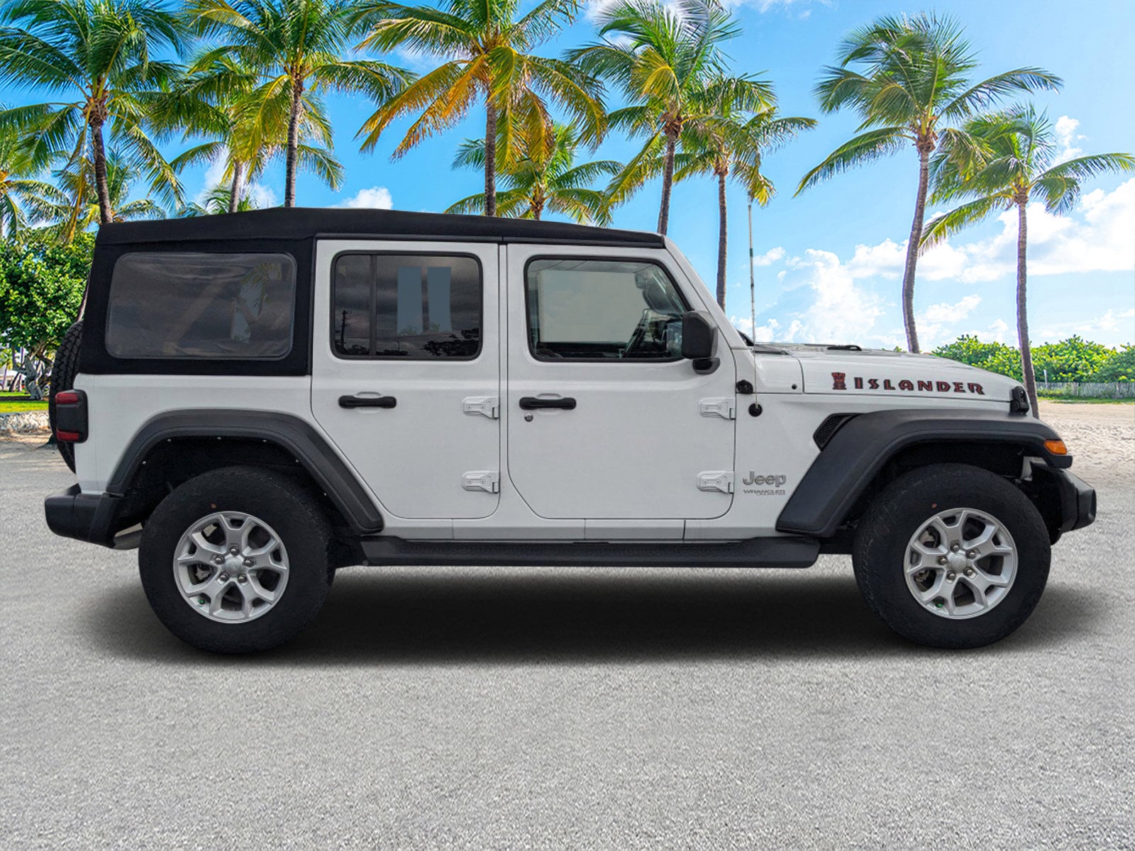 Used 2021 Jeep Wrangler Unlimited ISLANDER with VIN 1C4HJXDG0MW680078 for sale in Labelle, FL