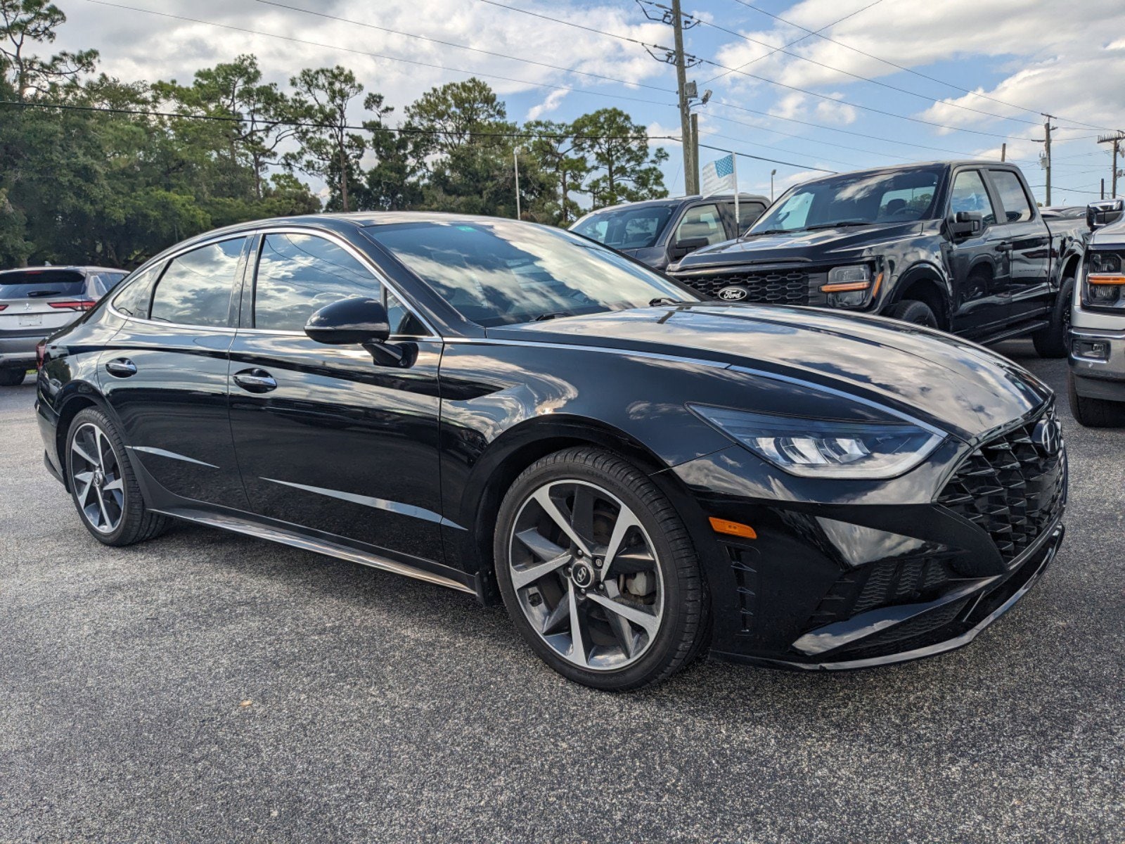 Used 2021 Hyundai Sonata SEL Plus with VIN 5NPEJ4J26MH117875 for sale in Labelle, FL