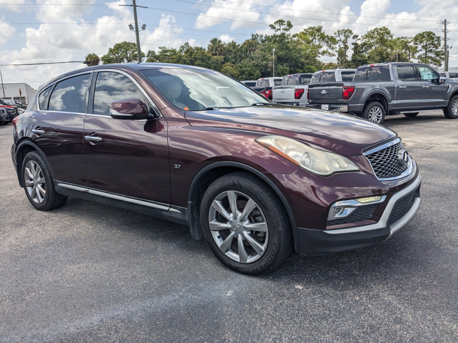 Used 2017 INFINITI QX50 Base with VIN JN1BJ0RP7HM381889 for sale in Labelle, FL