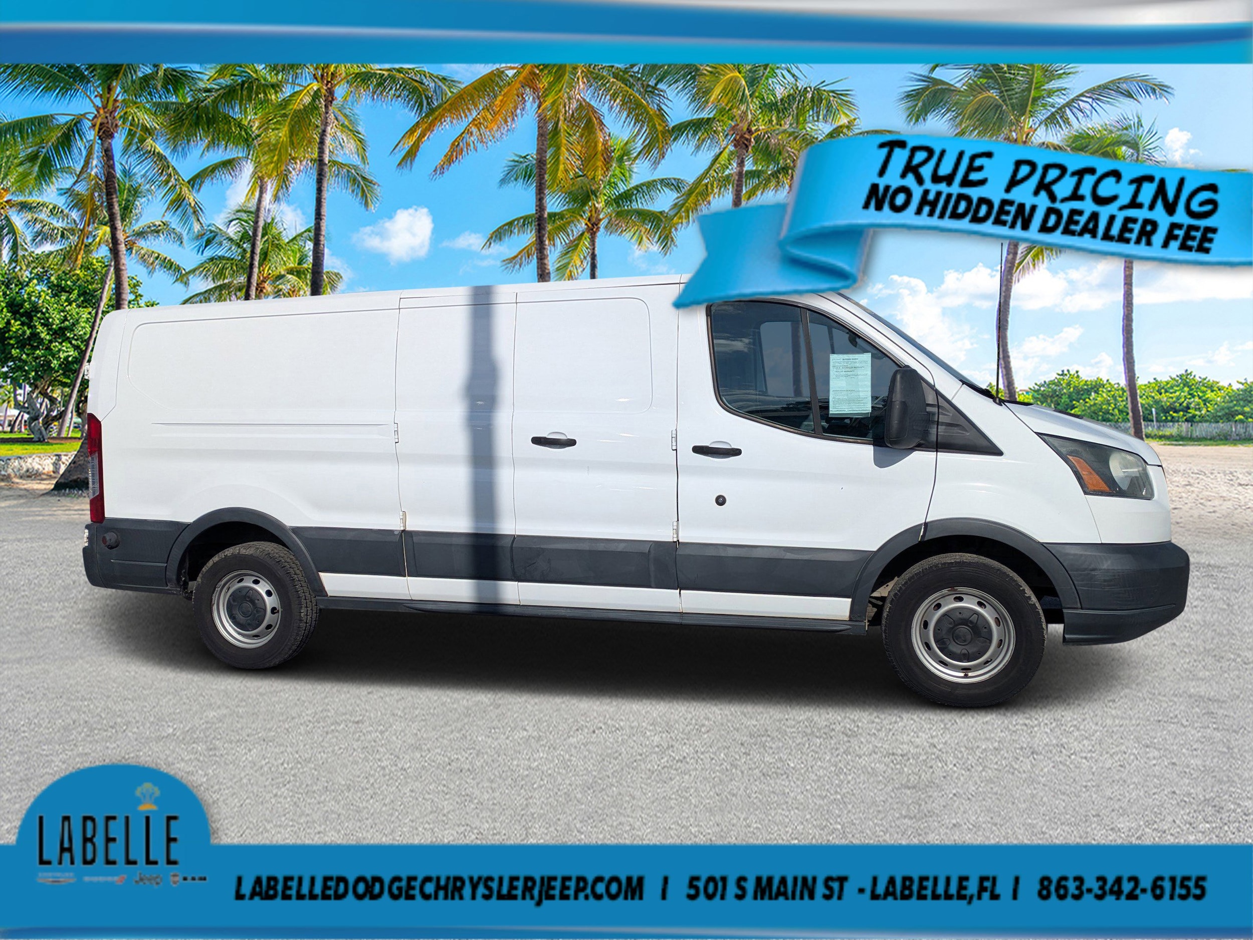 Used 2017 Ford Transit Van Base with VIN 1FTYE9ZM4HKA22002 for sale in LaBelle, FL