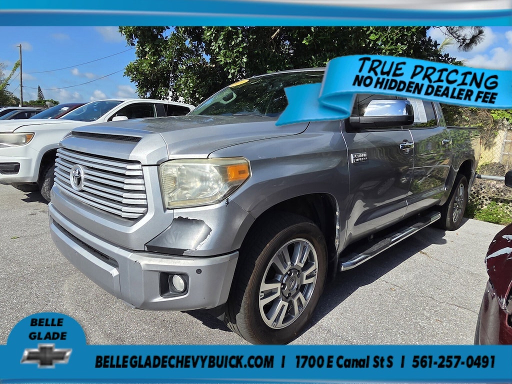 Used 2014 Toyota Tundra 2WD Truck Platinum CrewMax 5.7L V8 6-Spd AT Platinum