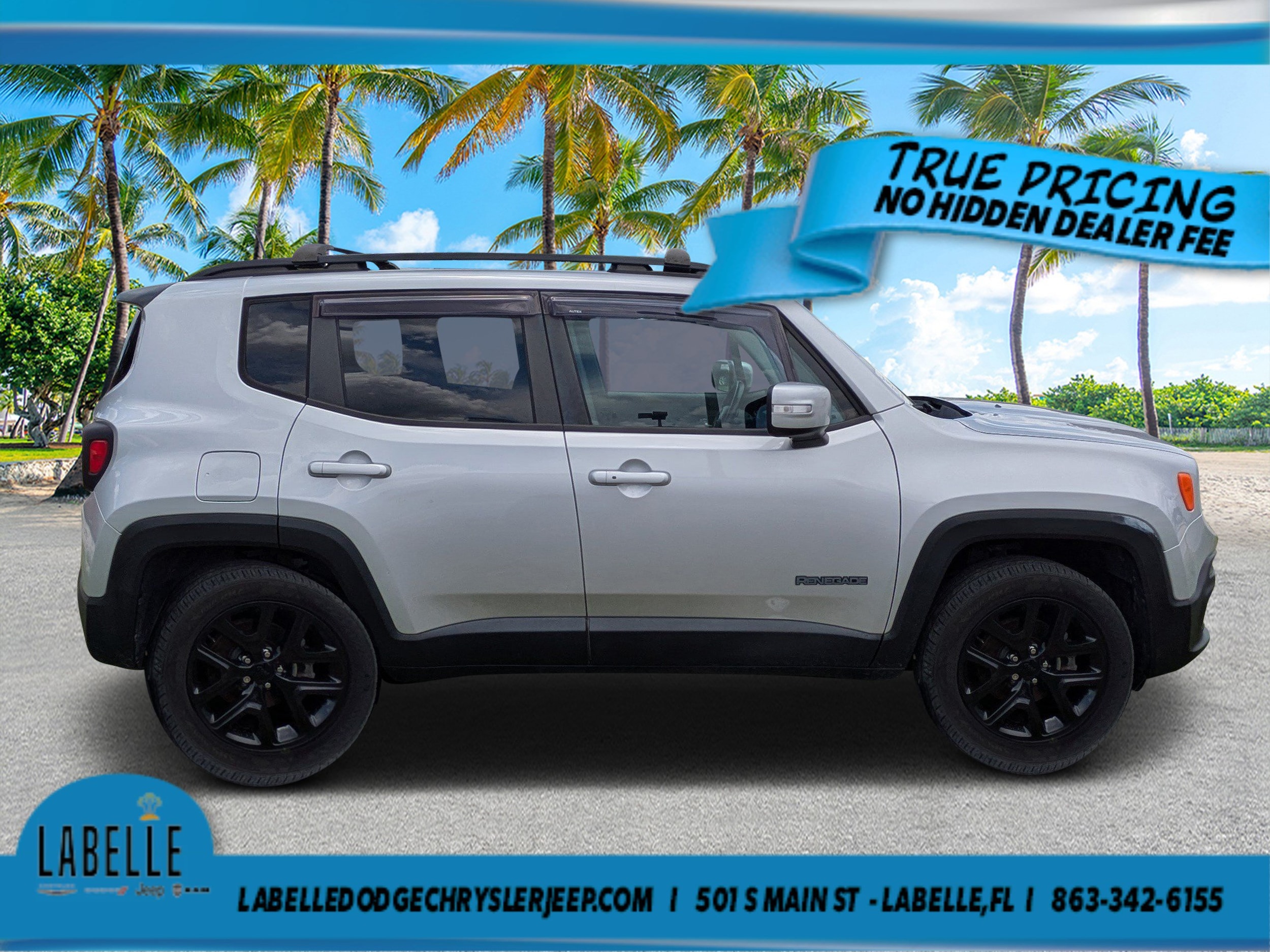 Used 2018 Jeep Renegade Altitude Package with VIN ZACCJBBB7JPG84061 for sale in LaBelle, FL