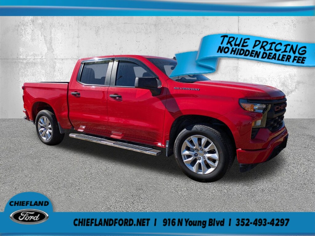 Used 2024 Chevrolet Silverado 1500 Custom 2WD Crew Cab 147 Custom