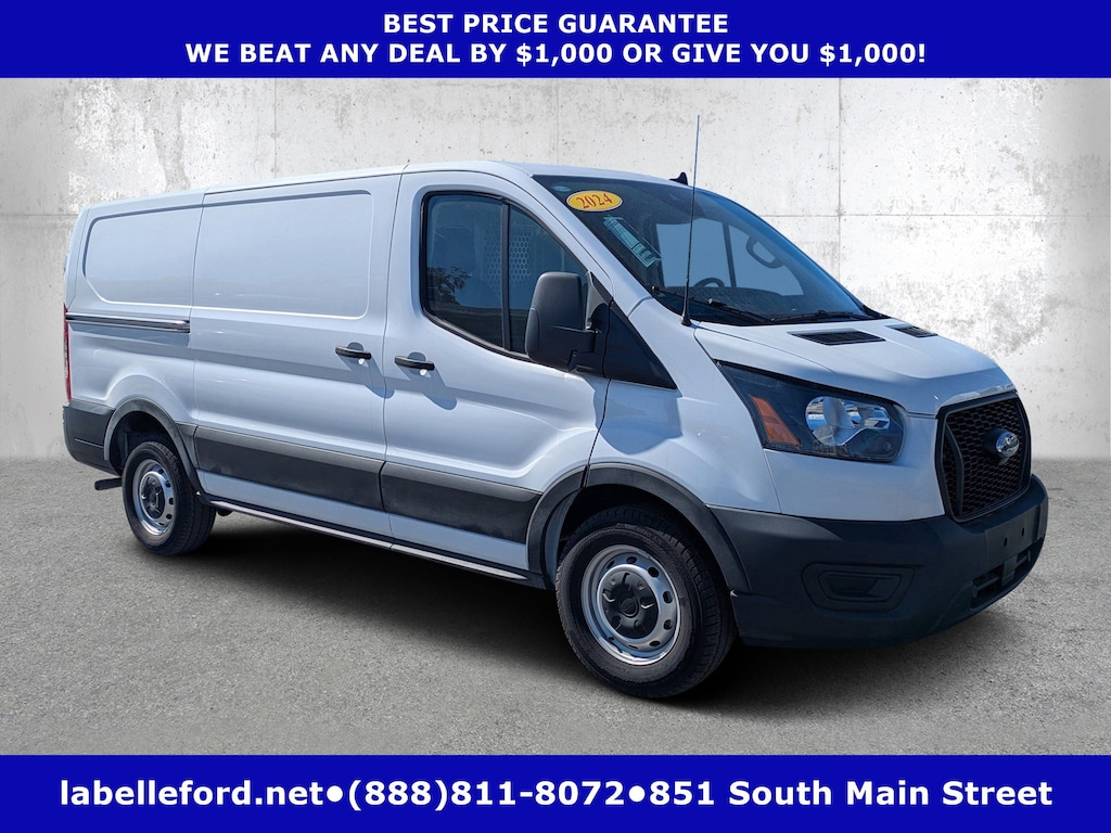 Used 2024 Ford Transit Cargo Van 130 RWD T-150 130 Low Rf 8670 GVWR RWD