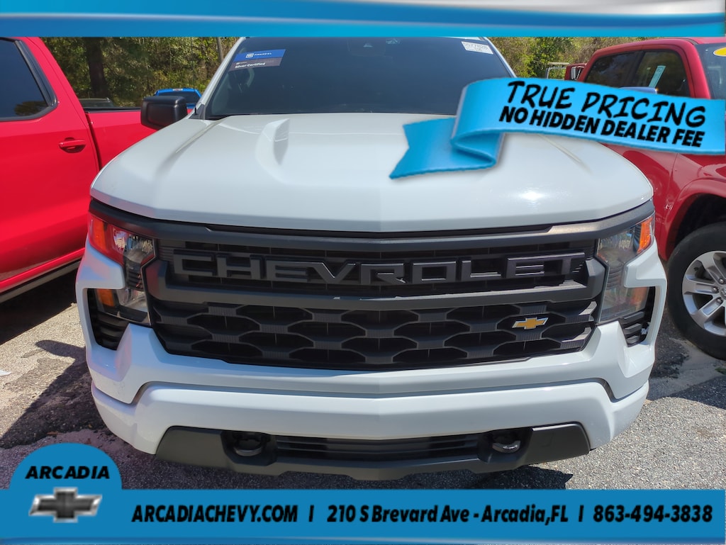 Used 2022 Chevrolet Silverado 1500 Custom 2WD Crew Cab 147 Custom