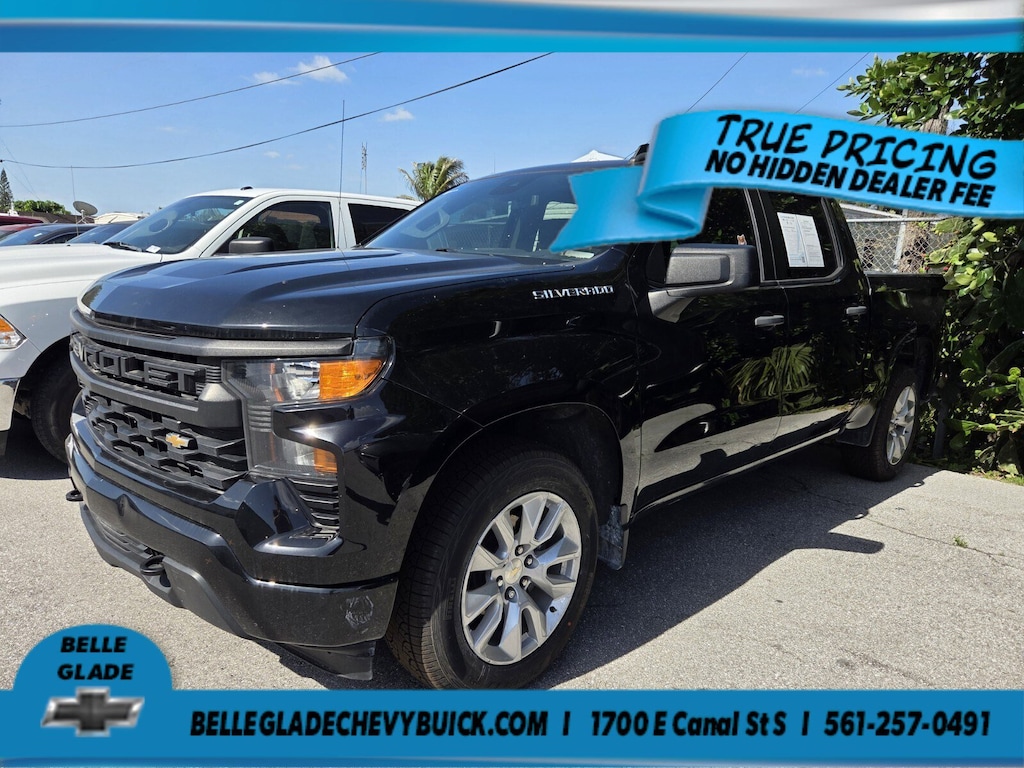 Used 2022 Chevrolet Silverado 1500 Custom 2WD Crew Cab 147 Custom
