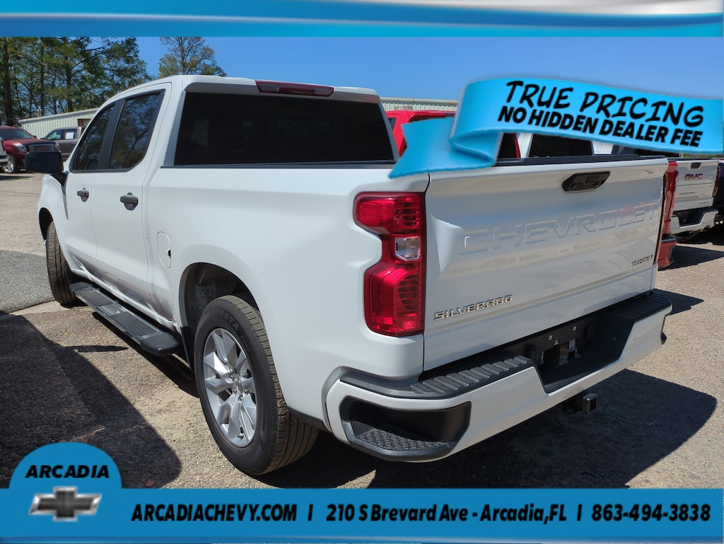 Used 2022 Chevrolet Silverado 1500 Custom 2WD Crew Cab 147 Custom