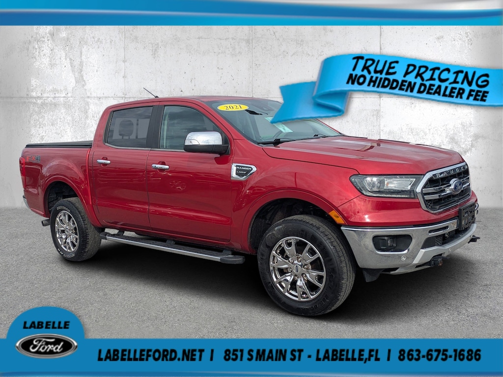 Used 2021 Ford Ranger LARIAT LARIAT 4WD SuperCrew 5 Box
