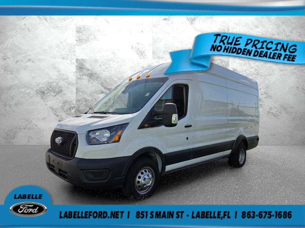 Used 2024 Ford Transit Cargo Van 148 Hi Roof T-350 HD 148 EL Hi Rf 9950 GVWR DRW RWD