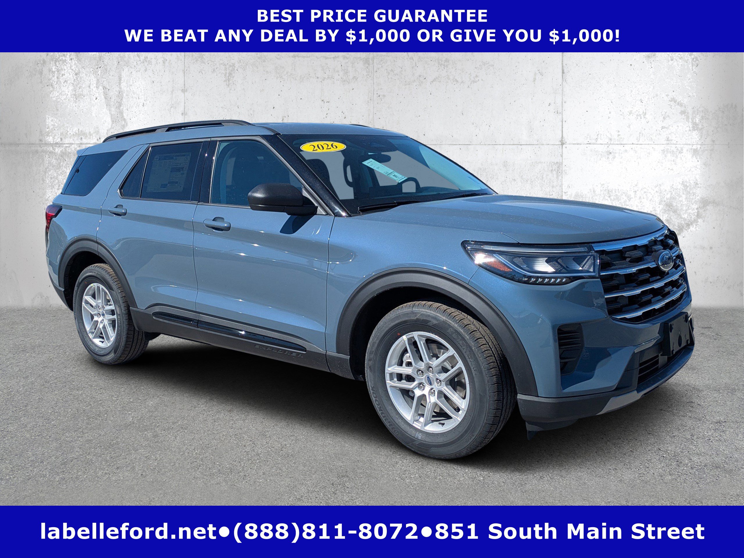 New 2026 Ford Explorer Active w/200A Pkg Active w/200A Pkg RWD