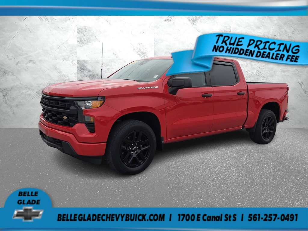 Used 2023 Chevrolet Silverado 1500 Custom 2WD Crew Cab 147 Custom