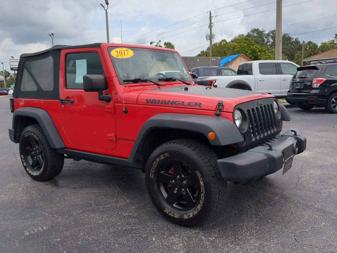 Used 2017 Jeep Wrangler Sport with VIN 1C4AJWAG8HL615812 for sale in Labelle, FL